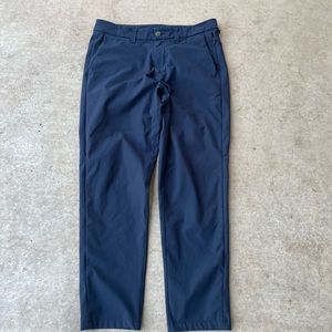 Lululemon Men’s Commision Pant Size 32 Navy Blue M5975 Warpstreme